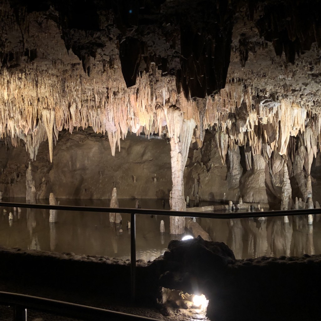 Meramac Caverns is a beauty to behold with its crystals on the ceilings.