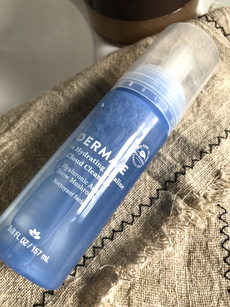 Derma-E face wash is a favorite clean beauty product of mine, as it sits in a bathroom waiting to be used.