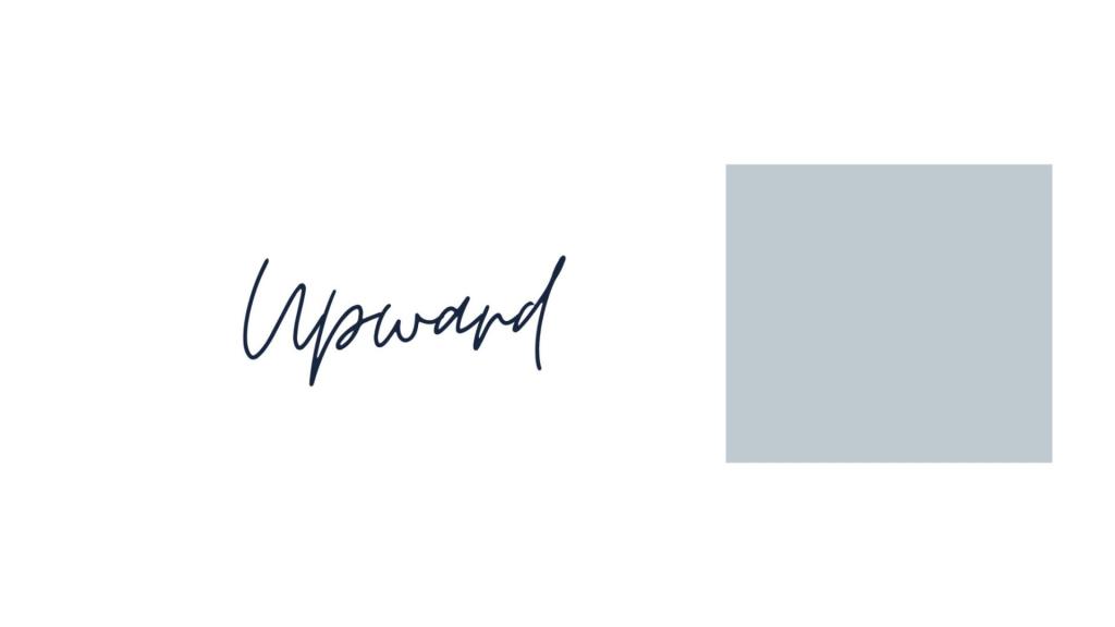 Upward is one of five colors for a cottagecore color palette for a kitchen.