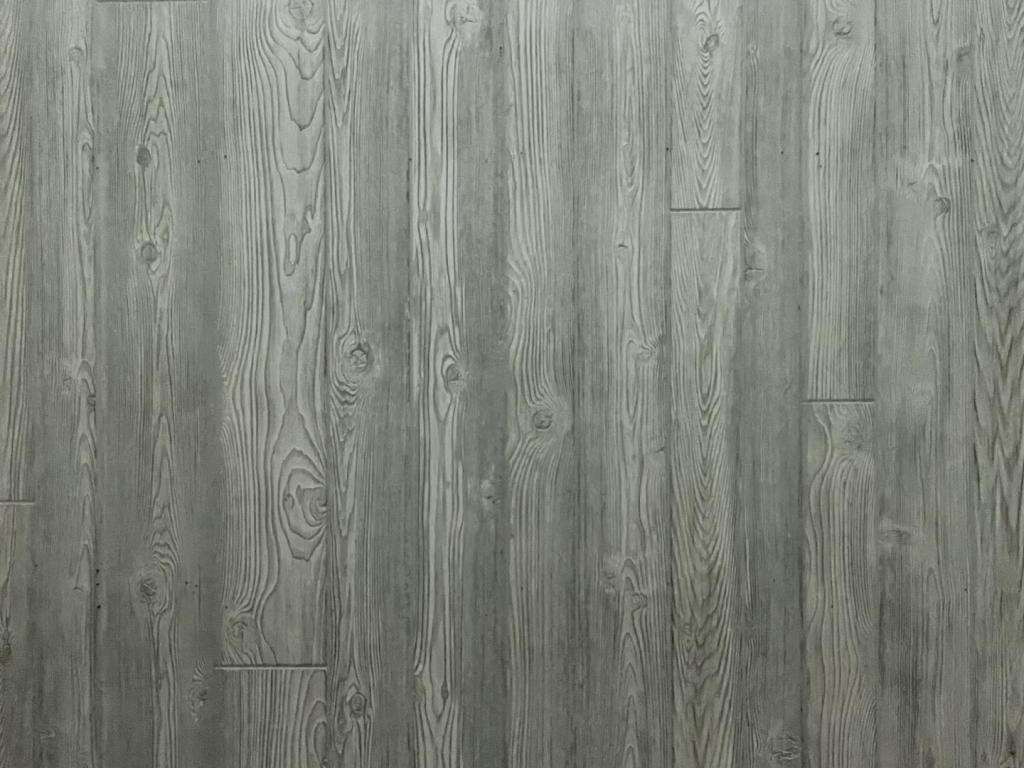 A gray wash ceiling is finished.