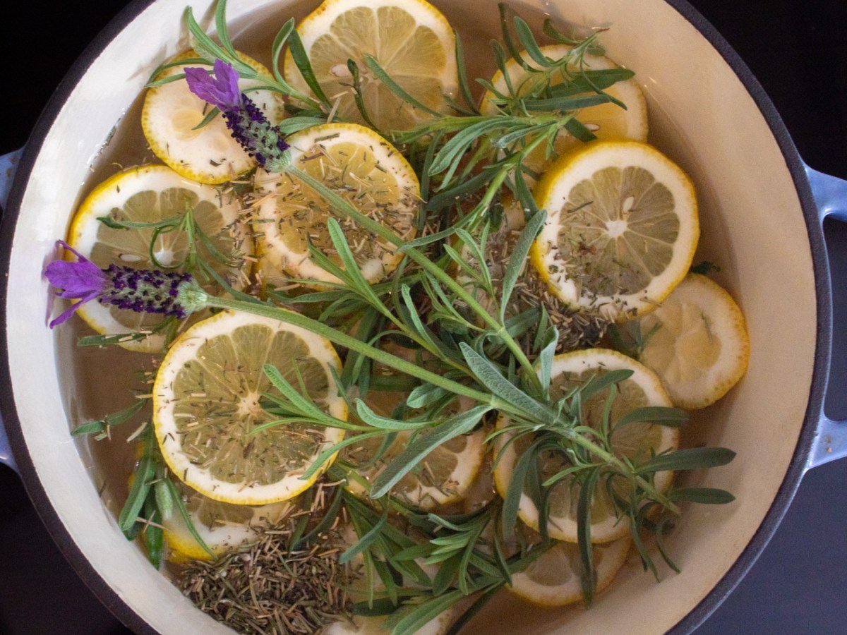 Lavender Simmer Pot