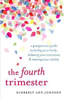 The fourth trimester book cover is shown.