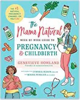 The Mama Natural Book is shown as a crunchy mama gift.