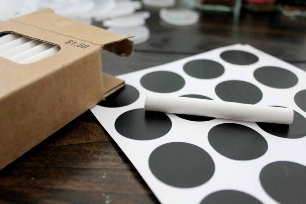 Back sticker labels are ready to be written on.