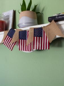 A banner is hung for all to see.