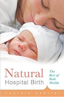 Natural Hospital Birth book cover is shown as part of a list of holistic pregnancy books.